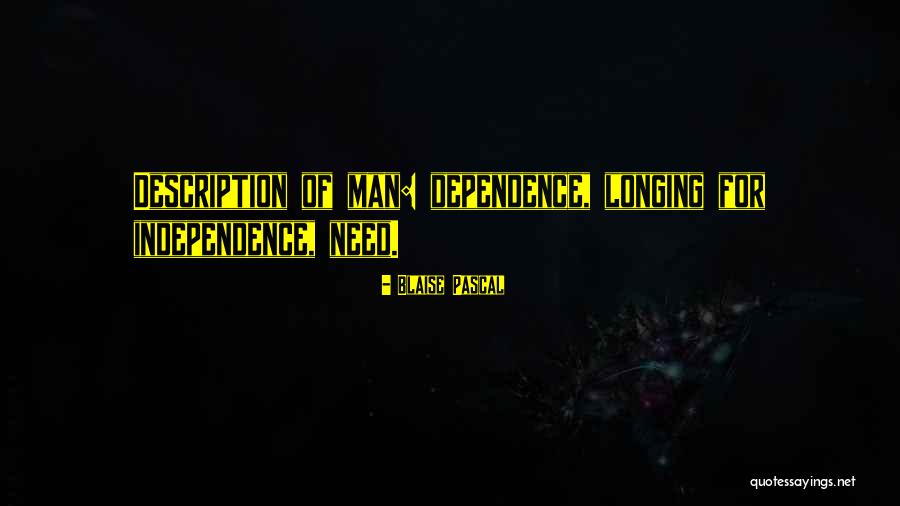 Longing For Quotes By Blaise Pascal
