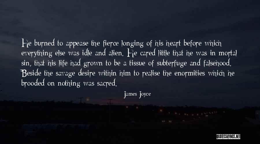 Longing Heart Quotes By James Joyce Longing Heart Quotes By James Joyce
