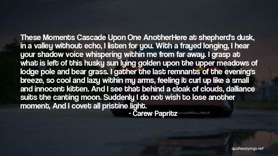 Longing To Hear Your Voice Quotes By Carew Papritz