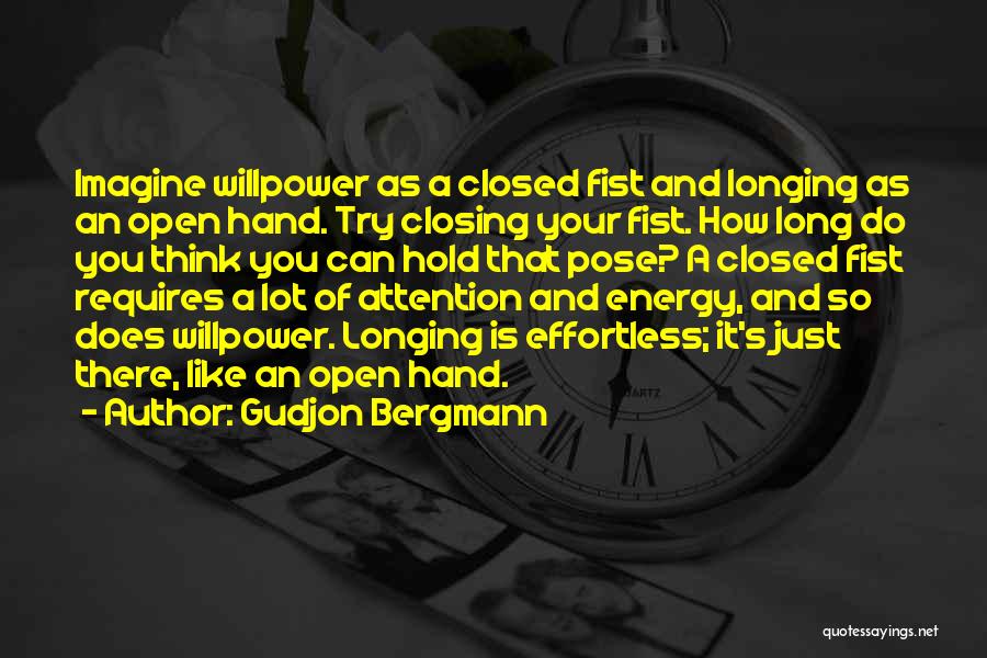 Longing To Hold You Quotes By Gudjon Bergmann