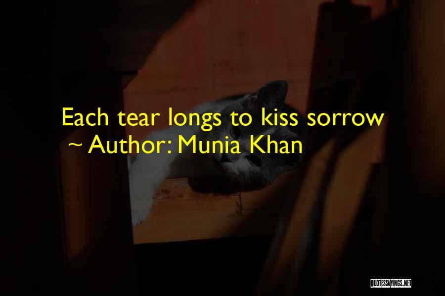 Longing To Kiss You Quotes By Munia Khan