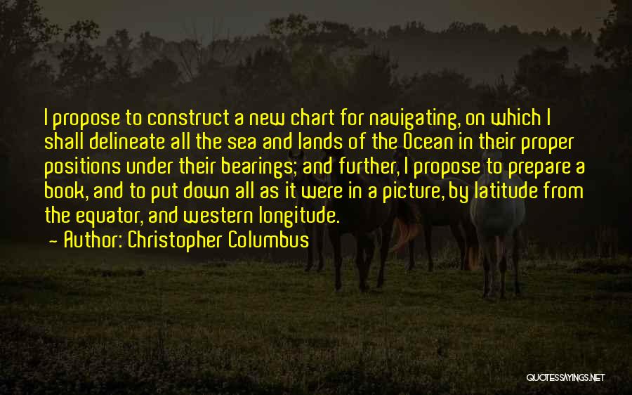 Longitude And Latitude Quotes By Christopher Columbus