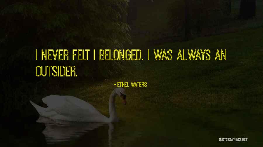 Lonyatta Quotes By Ethel Waters Lonyatta Quotes By Ethel Waters