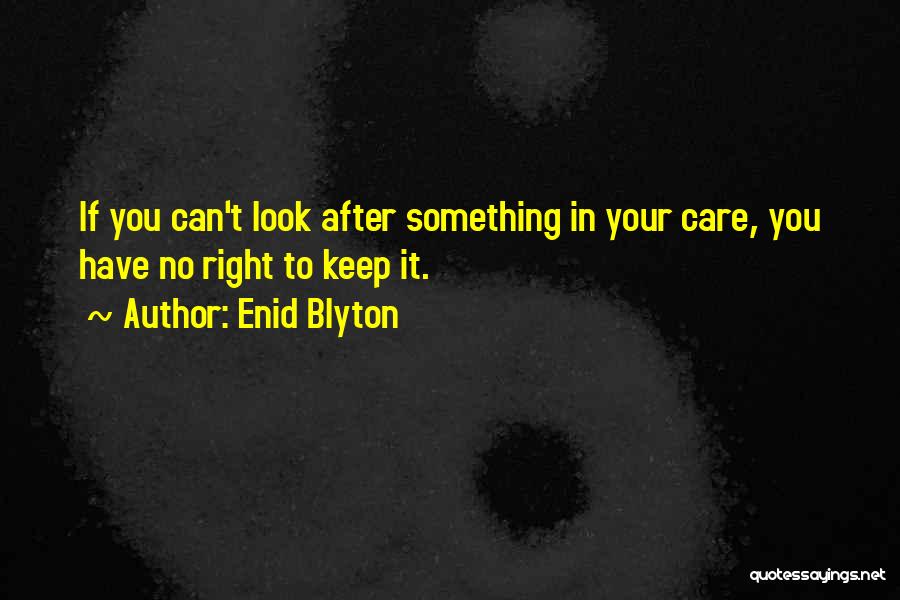 Look After You Quotes By Enid Blyton