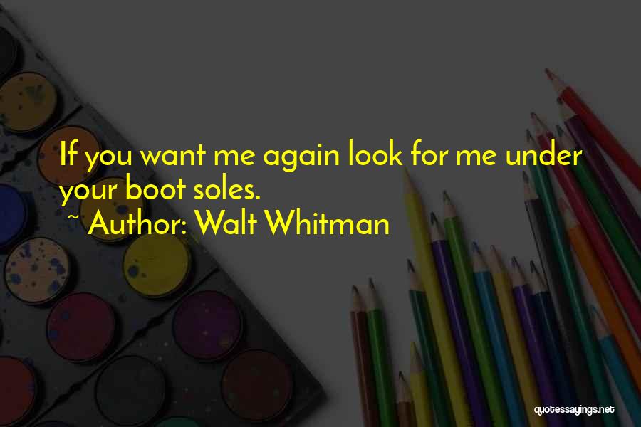 Look Again Quotes By Walt Whitman
