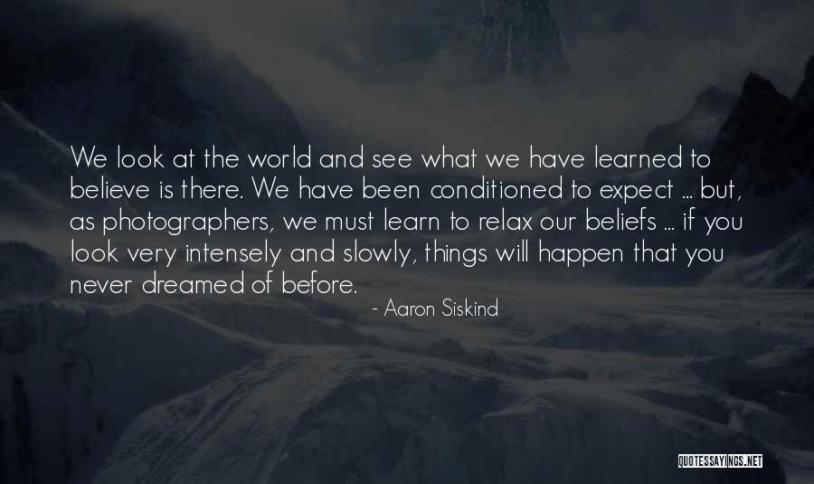 Look And Learn Quotes By Aaron Siskind Look And Learn Quotes By Aaron Siskind