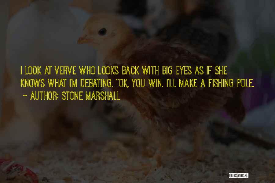 Look At Eyes Quotes By Stone Marshall