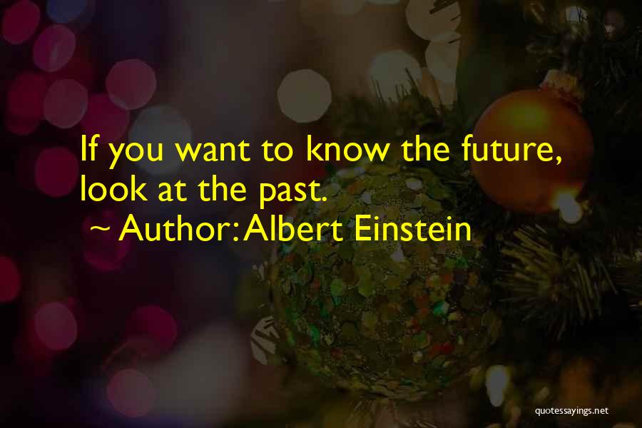 Look At Future Quotes By Albert Einstein