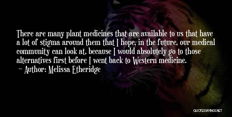 Look At Future Quotes By Melissa Etheridge