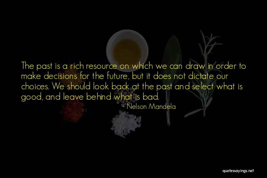 Look At Future Quotes By Nelson Mandela