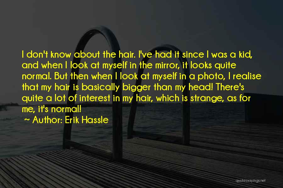 Look At Myself In The Mirror Quotes By Erik Hassle