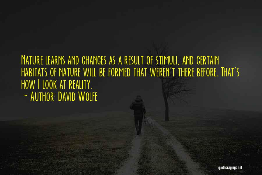 Look At Nature Quotes By David Wolfe