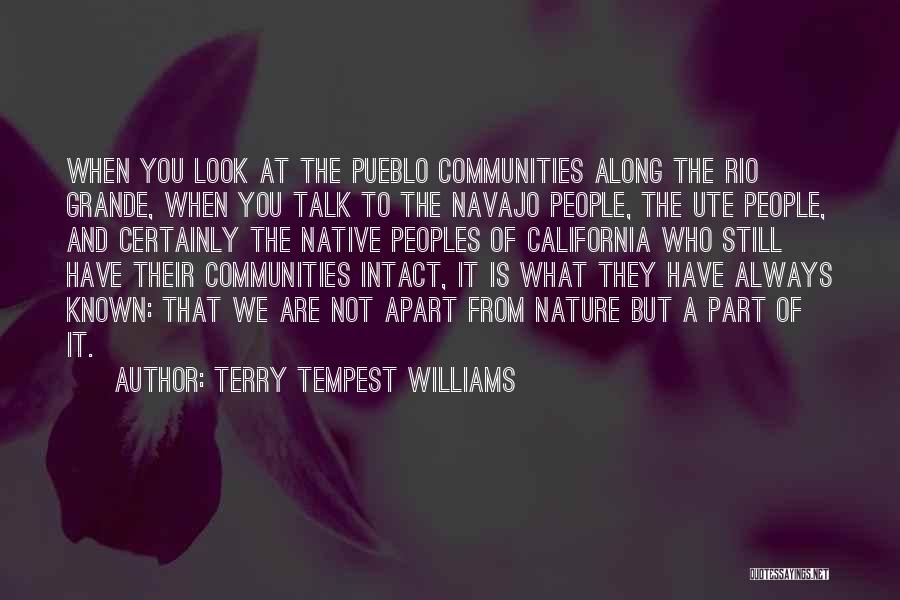 Look At Nature Quotes By Terry Tempest Williams