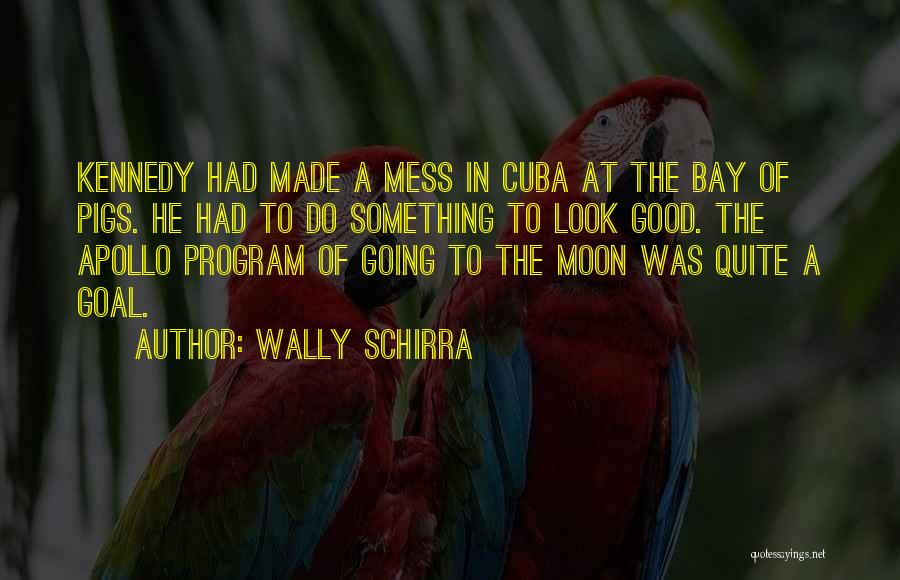 Look At The Moon Quotes By Wally Schirra