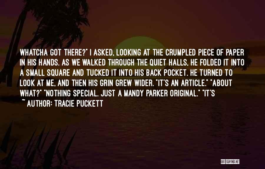 Look Back At It Quotes By Tracie Puckett