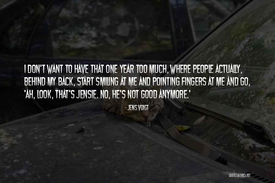Look Back At Quotes By Jens Voigt Look Back At Quotes By Jens Voigt