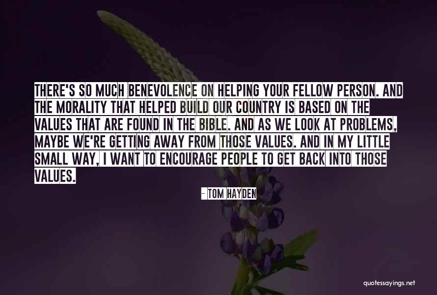 Look Back At Quotes By Tom Hayden Look Back At Quotes By Tom Hayden