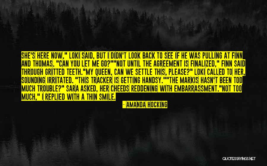 Look Back Smile Quotes By Amanda Hocking