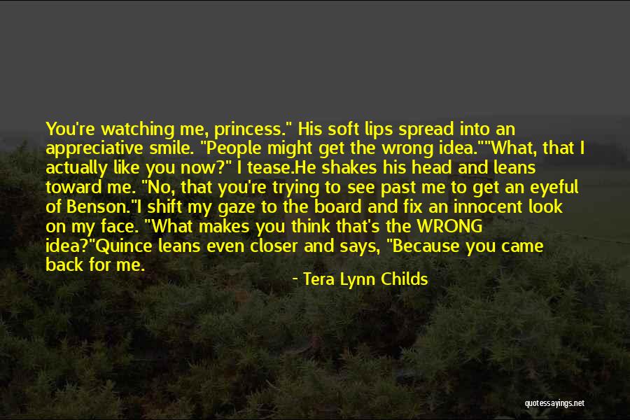 Look Back Smile Quotes By Tera Lynn Childs