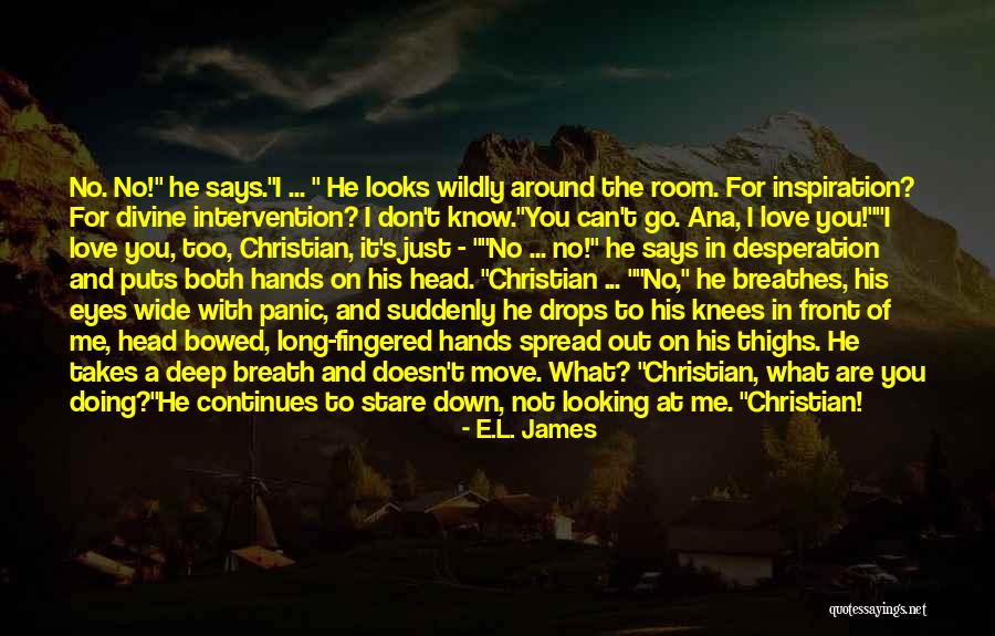 Look Down On Me Quotes By E.L. James Look Down On Me Quotes By E.L. James