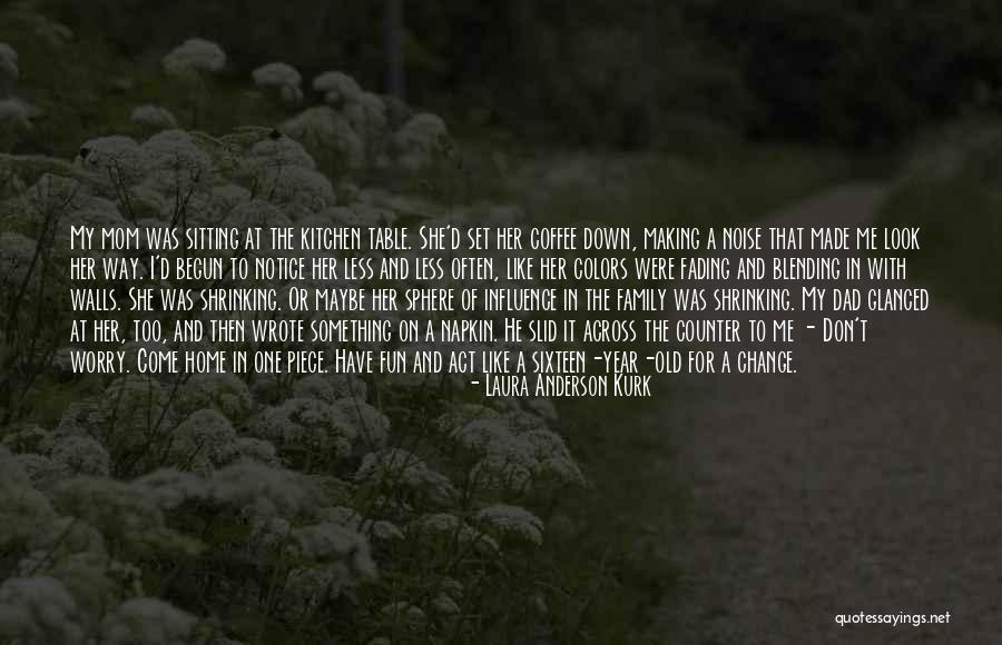 Look Down On Me Quotes By Laura Anderson Kurk