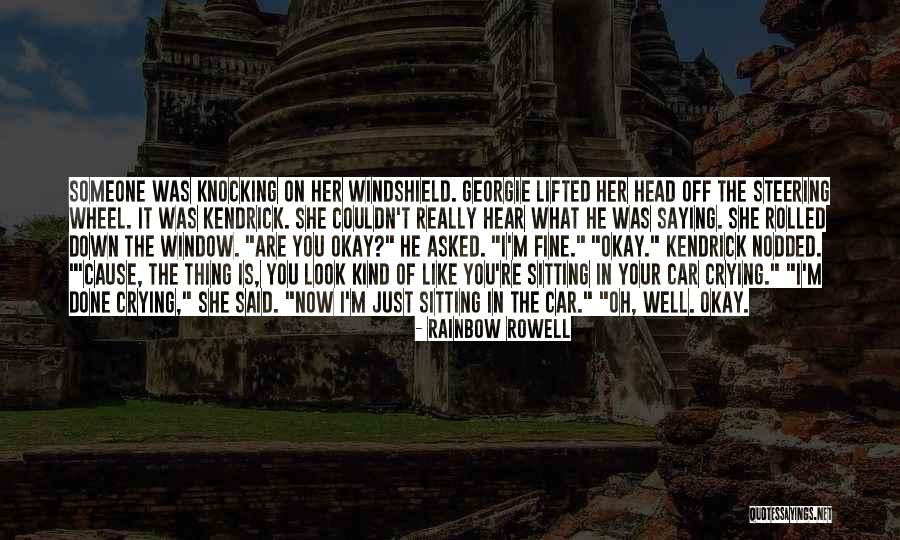 Look Down On Someone Quotes By Rainbow Rowell