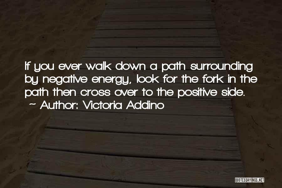 Look Down Positive Quotes By Victoria Addino