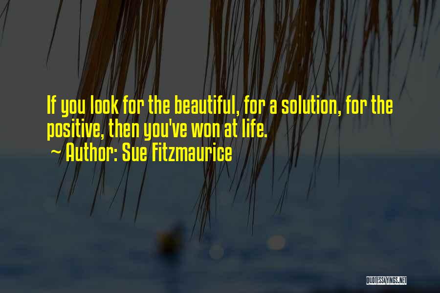 Look For The Positive Quotes By Sue Fitzmaurice