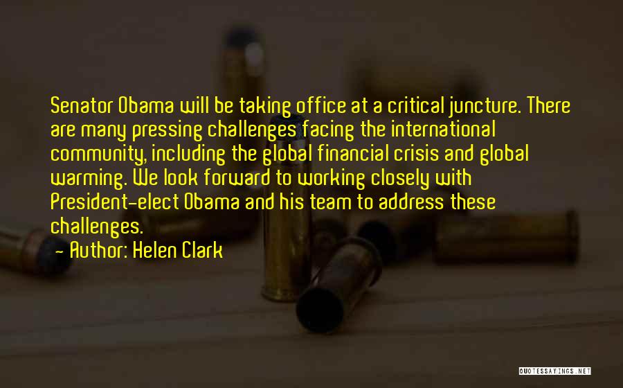 Look Forward Quotes By Helen Clark