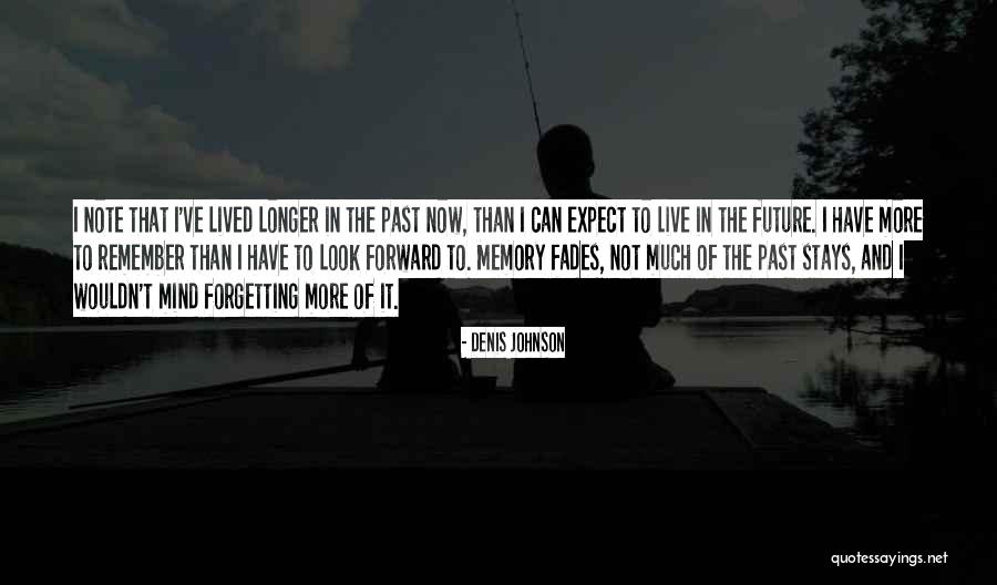 Look Forward To The Future Quotes By Denis Johnson Look Forward To The Future Quotes By Denis Johnson