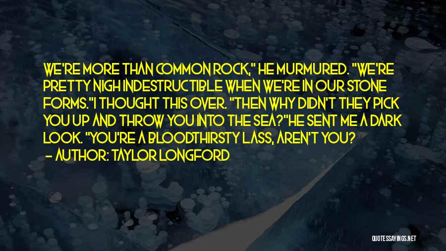 Look Into The Sea Quotes By Taylor Longford
