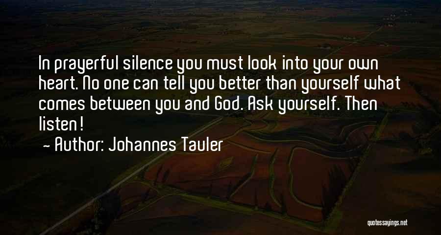 Look Into Yourself Quotes By Johannes Tauler