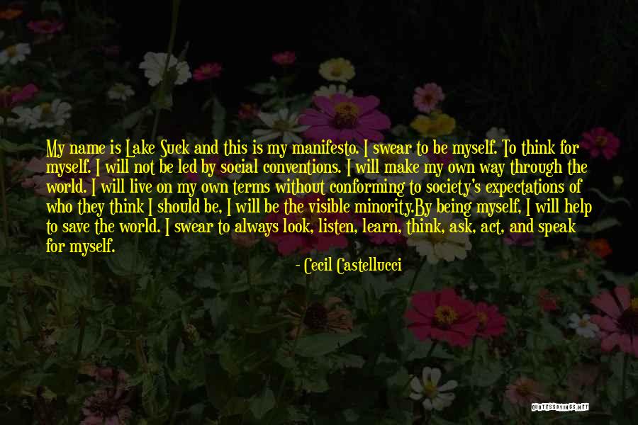 Look Listen And Learn Quotes By Cecil Castellucci Look Listen And Learn Quotes By Cecil Castellucci