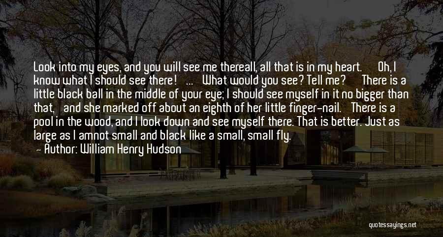 Look Me Into The Eyes Quotes By William Henry Hudson