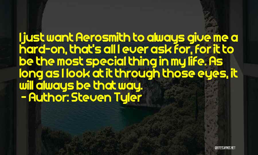 Look Me Through My Eyes Quotes By Steven Tyler