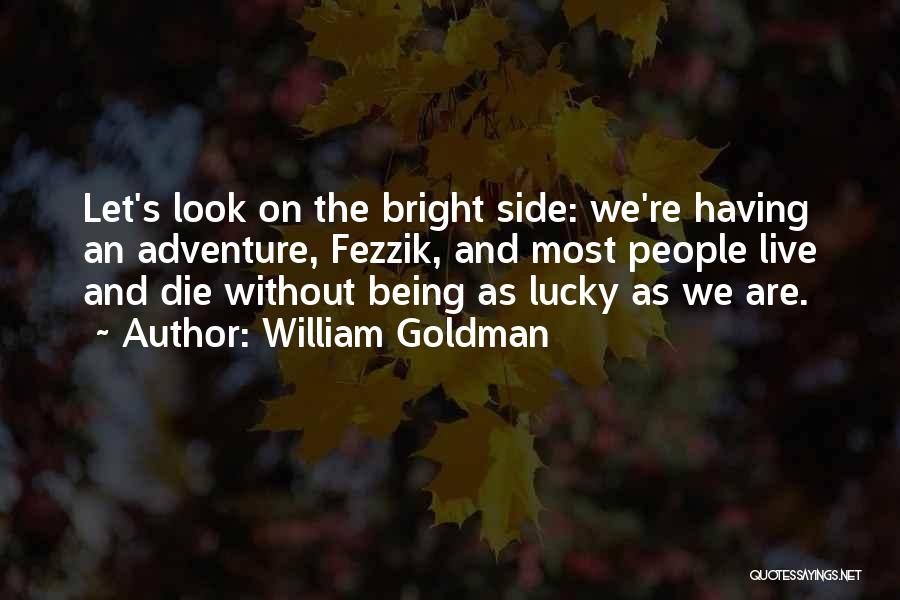 Look On The Bright Side Quotes By William Goldman