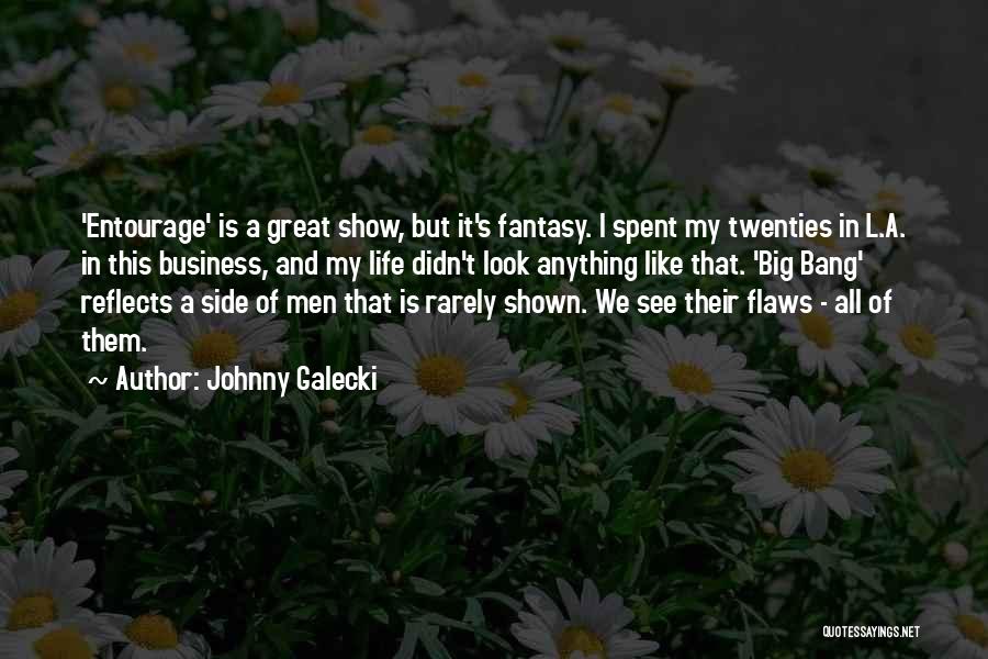 Look Past Flaws Quotes By Johnny Galecki