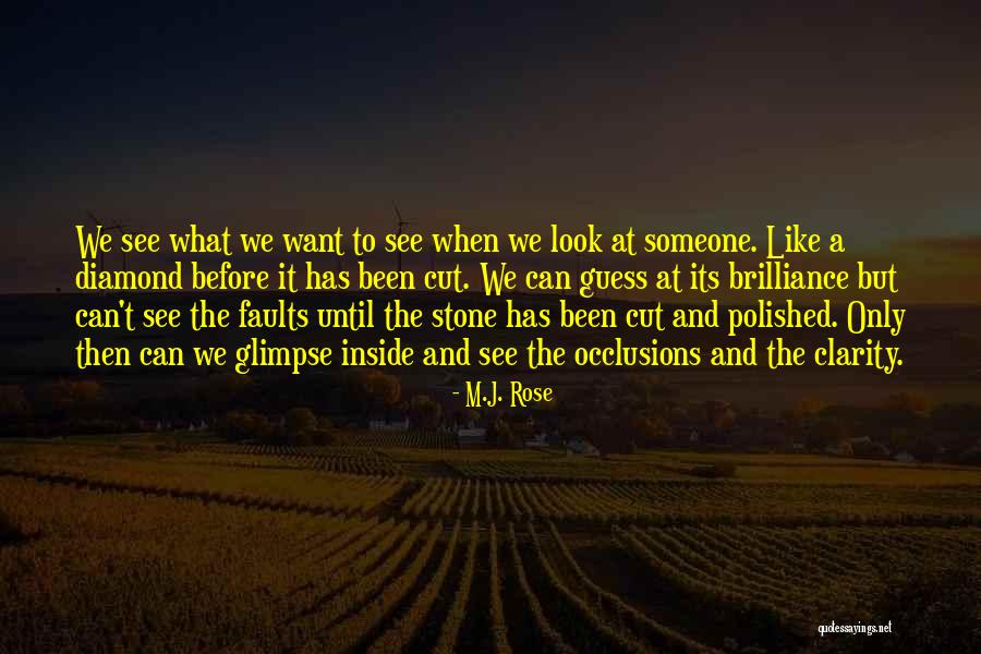 Look To See Quotes By M.J. Rose Look To See Quotes By M.J. Rose