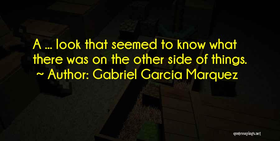 Look To The Other Side Quotes By Gabriel Garcia Marquez