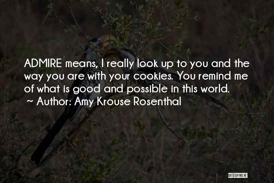 Look Up Good Quotes By Amy Krouse Rosenthal