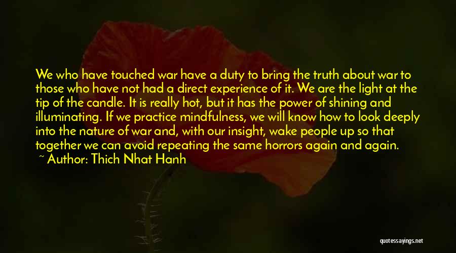 Look Up Nature Quotes By Thich Nhat Hanh