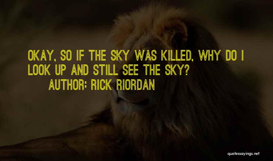 Look Up The Sky Quotes By Rick Riordan
