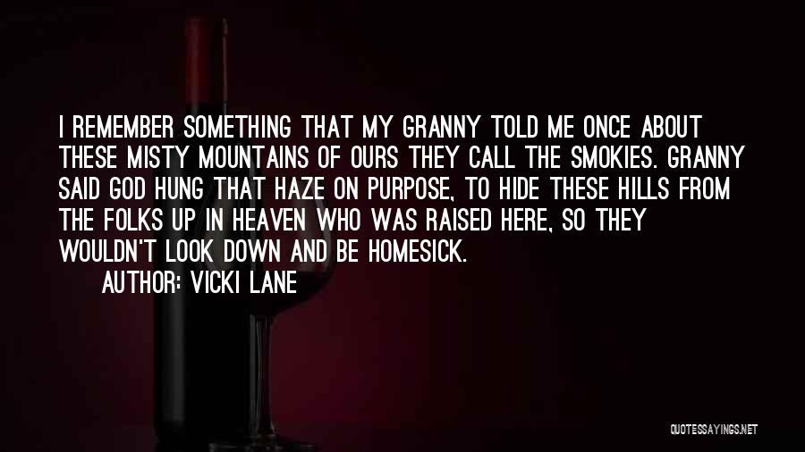 Look Up To Heaven Quotes By Vicki Lane
