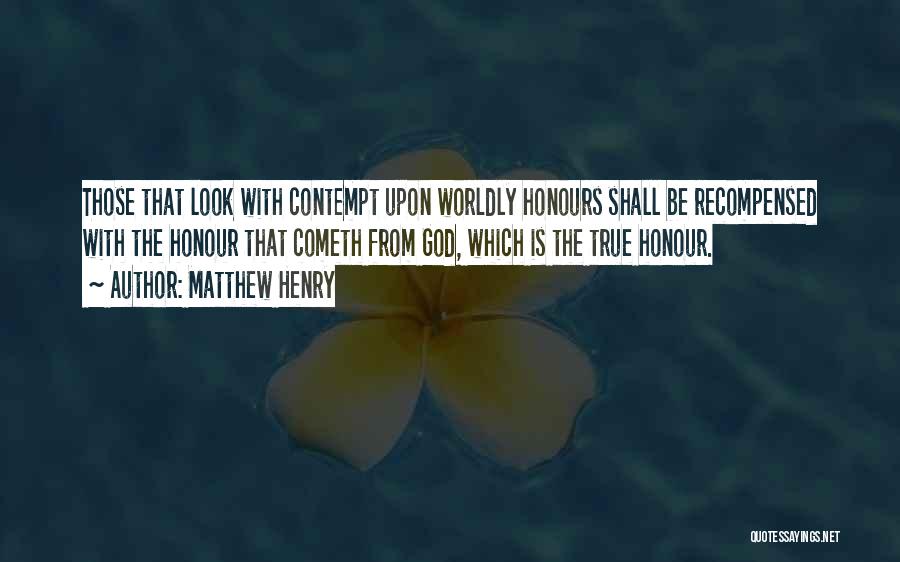 Look Upon God Quotes By Matthew Henry