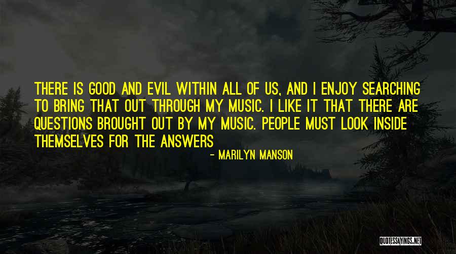 Look Within Quotes By Marilyn Manson