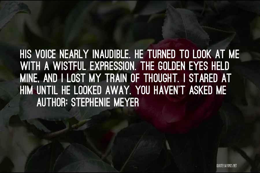 Looked Away Quotes By Stephenie Meyer