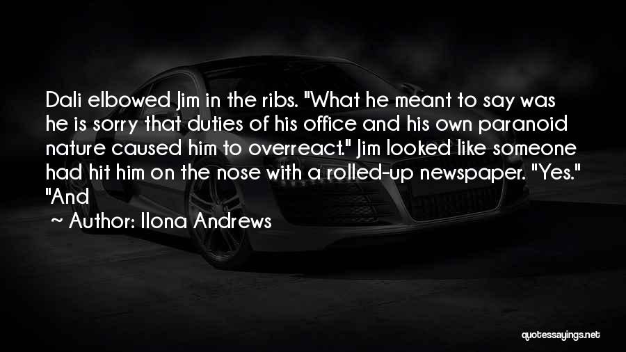Looked Up Quotes By Ilona Andrews
