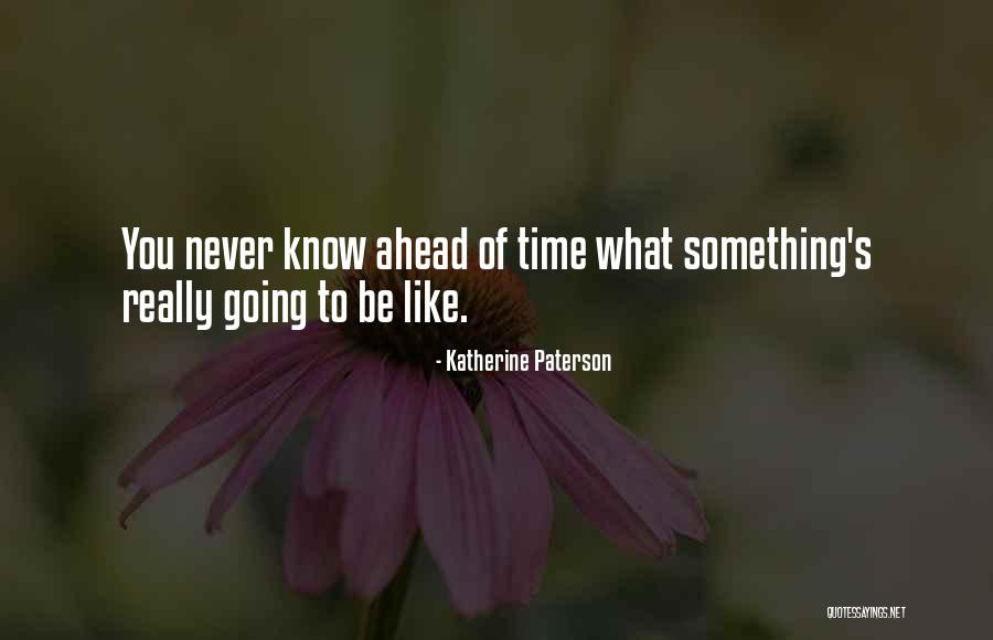 Looking Ahead Quotes By Katherine Paterson