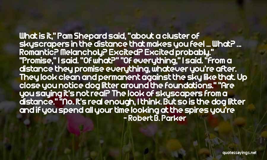 Looking At A Distance Quotes By Robert B. Parker Looking At A Distance Quotes By Robert B. Parker