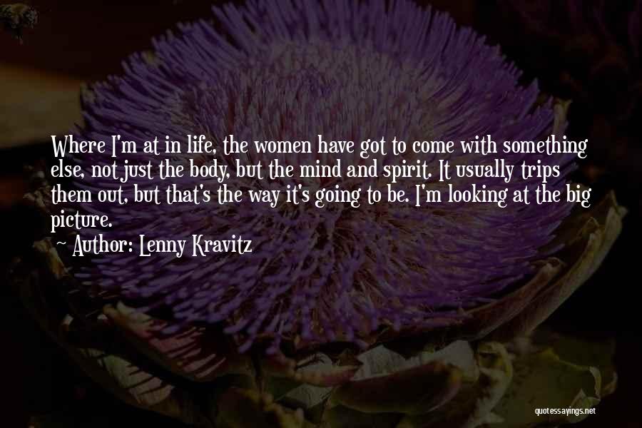 Looking At The Big Picture Quotes By Lenny Kravitz